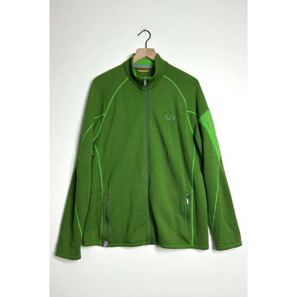 ICEBREAKER Mens Full Zip Merino Wool Jacket - Picture 1 of 7